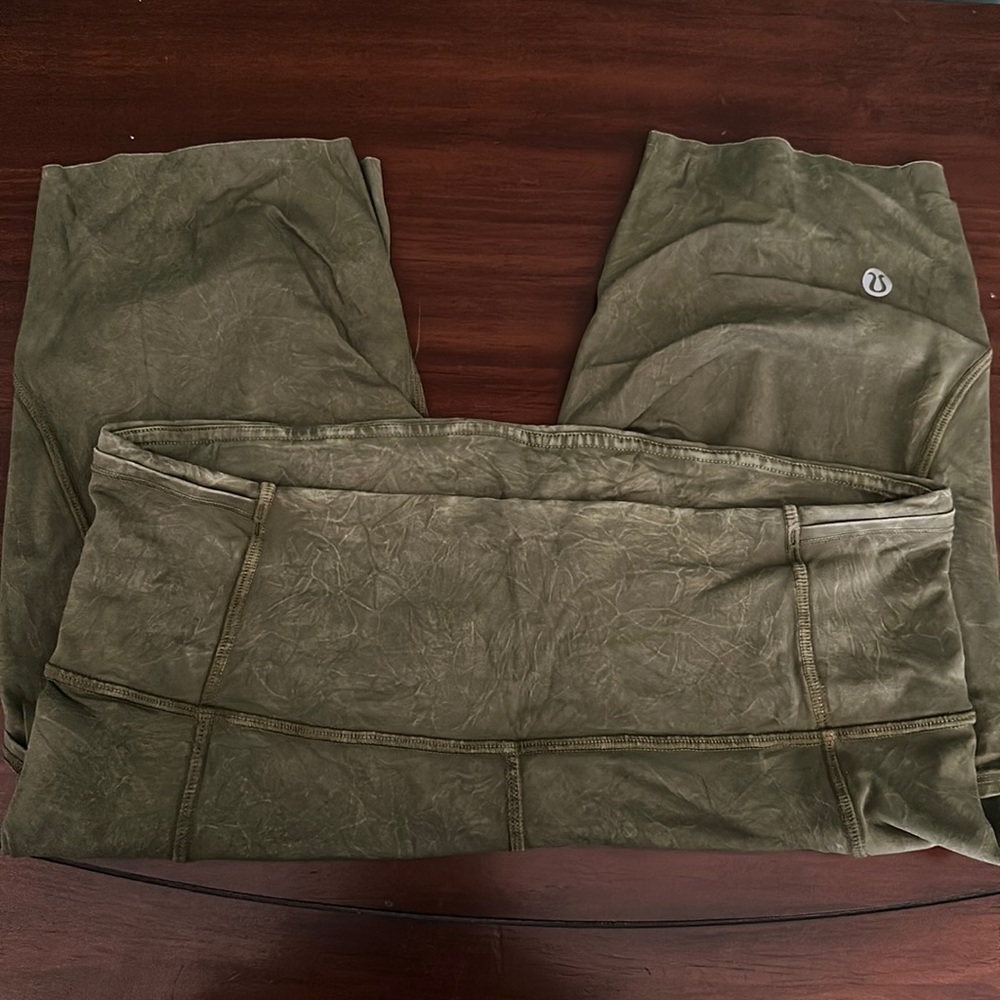 Lululemon fast and free, tie dye